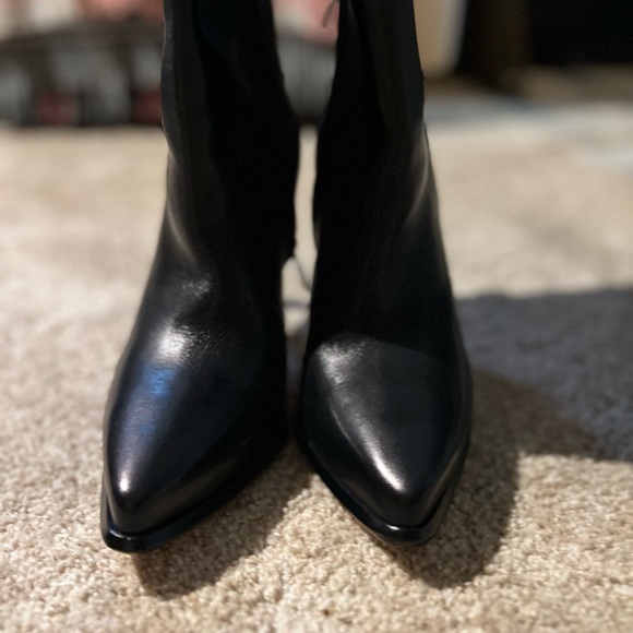 Brand New in Box! Paige Hazel Knee High Boots! 8 Stacked Heel Adjustable Calf - Picture 15 of 16